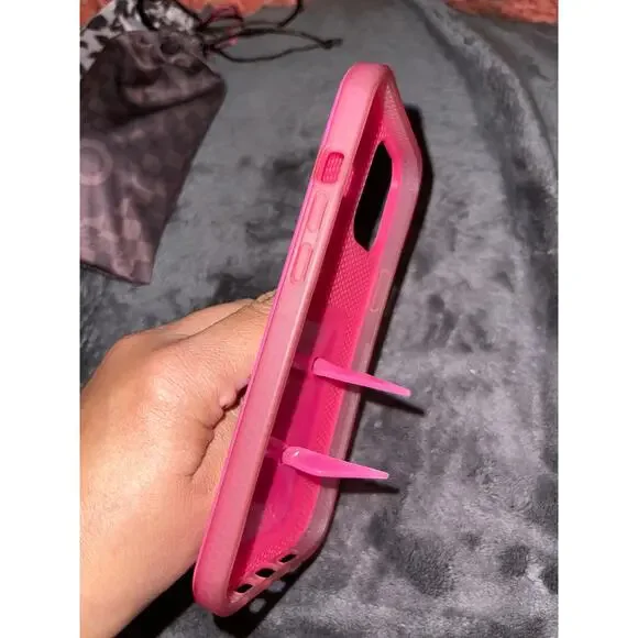 Loopy Phone Case - 12 Pro Max - Hot Pink Leopard - Picture 4 of 8